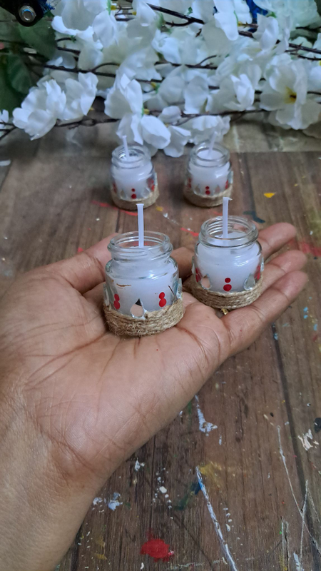 Handcrafted Glass Candles