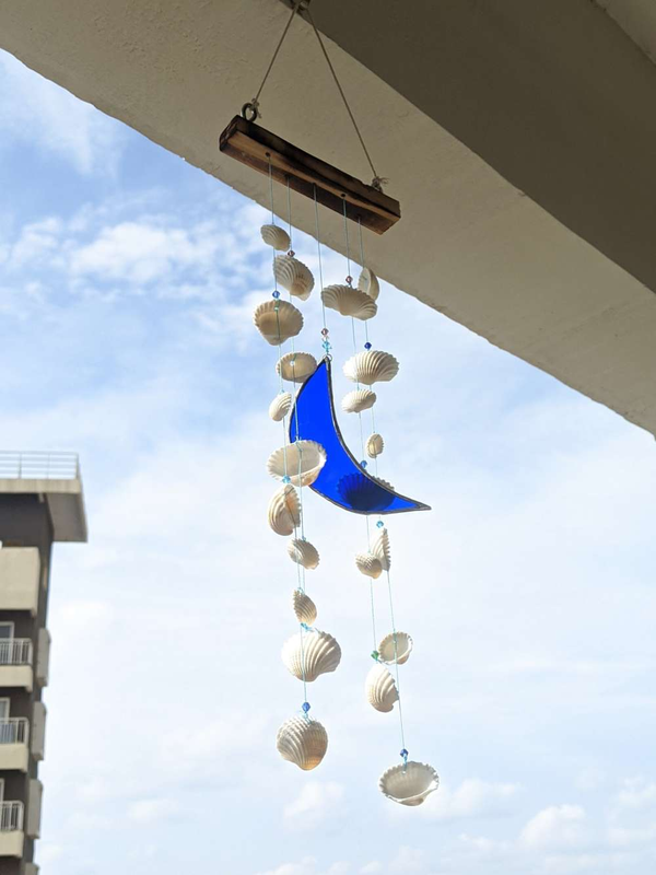 Moon X Shell windchime